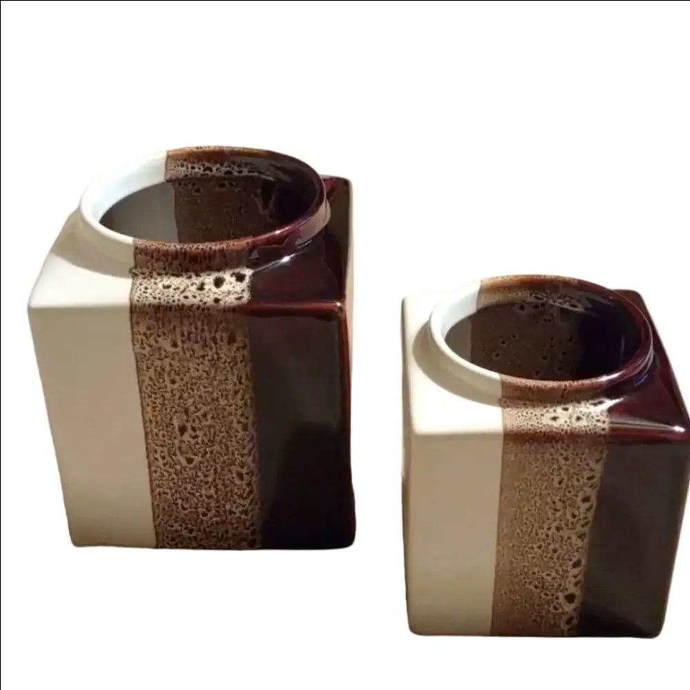 𝅺Pier 1 Ceramic Vases; Set of 2